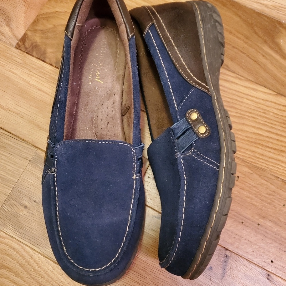Blue suede shoes